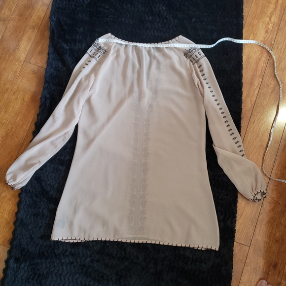 BCBG transparent tunic long sleeves one size - Picture 5 of 8